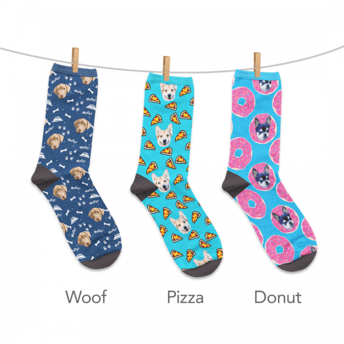 57 Best Photos Custom Pet Socks 2 Faces - Custom Dog Socks Personalized Pet Photo Socks Customized Cute Etsy
