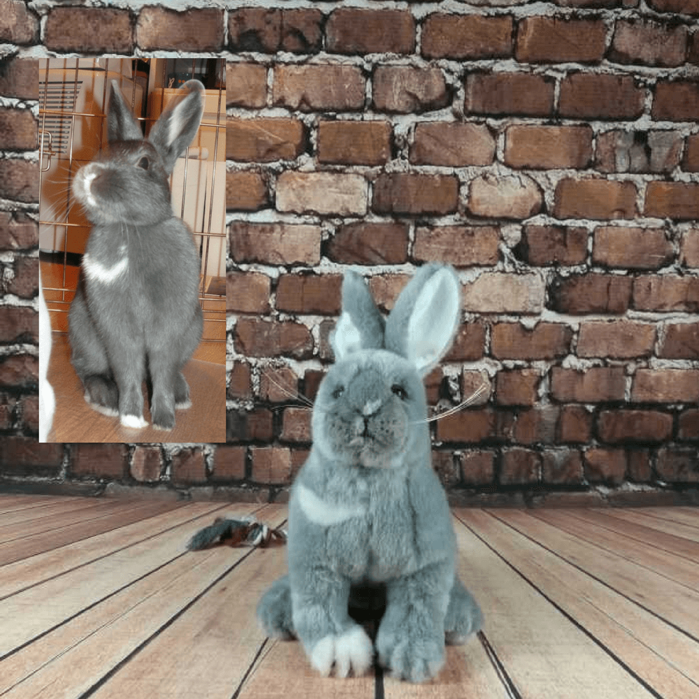 realistic stuffed animal bunny