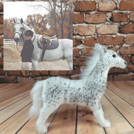 plush craft horse